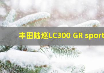 丰田陆巡LC300 GR sport